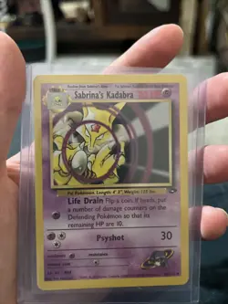 Sabrina's Kadabra Gym Challenge 58/132 Regular Card, Near Mint Condition - Image 1