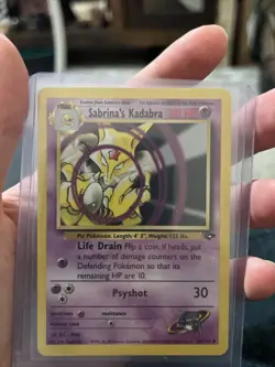 Sabrina's Kadabra Gym Challenge 58/132 Regular Card, Near Mint Condition - Image 2