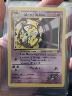 Sabrina's Kadabra Gym Challenge 58/132 Regular Card, Near Mint Condition - Image 5
