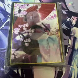 FGO Trading Card Sleeve Okita Soji Enuma00 Regular Size Play - Image 1