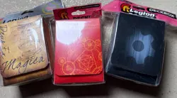 Lot Of 3 NEW Legion Deck Box BOXES Holds 100 Sleeved Cards - Image 1