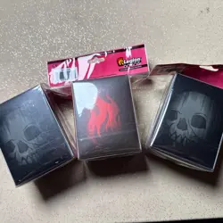 Lot Of 3 NEW Legion Deck Box BOXES Holds 100 Sleeved Cards Skulls Fire - Image 2