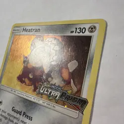 Heatran 88/156 Holo Promo Ultra Prism Stamped Sun & Moon Pokemon Card 2018 - Image 2