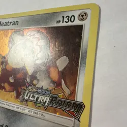 Heatran 88/156 Holo Promo Ultra Prism Stamped Sun & Moon Pokemon Card 2018 - Image 3