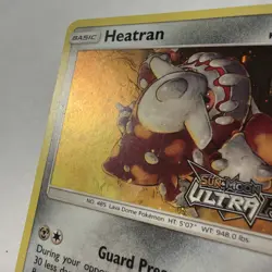 Heatran 88/156 Holo Promo Ultra Prism Stamped Sun & Moon Pokemon Card 2018 - Image 4