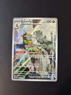 Fraxure 077/064 Illustration Rare Pokemon Card IR NM Shrouded Fable - Image 1