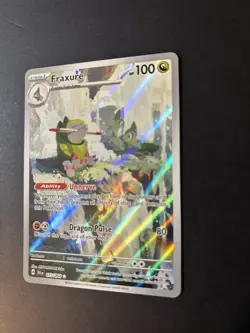 Fraxure 077/064 Illustration Rare Pokemon Card IR NM Shrouded Fable - Image 2