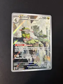 Fraxure 077/064 Illustration Rare Pokemon Card IR NM Shrouded Fable - Image 3