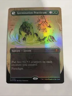BRAND NEW Germination Practicum Foil Borderless Secrets of Strixhaven - MTG - Image 1