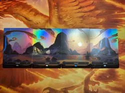 MTG Foil Borderless Set of 4 Island Secret Lair Drop: Dandan Deck!! - Image 1