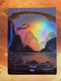 MTG Foil Borderless Set of 4 Island Secret Lair Drop: Dandan Deck!! - Image 3