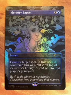 MTG Foil Borderless Memory Lapse Secret Lair Drop: Dandan Deck!! - Image 1