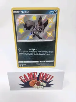 Nickit SV081/SV122 Shining Fates Baby Shiny Pokemon TCG BUF - Image 1