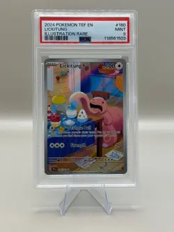 Lickitung PSA 9 #180/162 POKEMON Temporal Forces(Illustration Rare) ENGLISH - Image 1