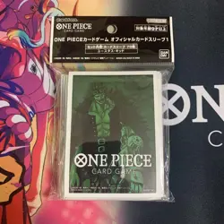 One Piece Trading Card Sleeve Eustass Kid Used - Image 1