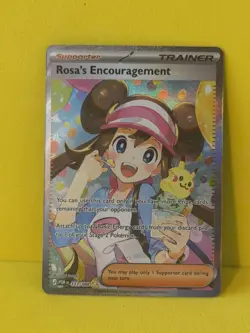 Rosa’s Encouragement 123/088 Special Illustration Rare Pokemon TCG Perfect Order - Image 1
