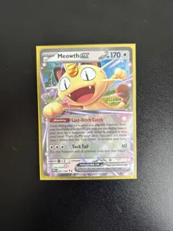 Meowth ex 062/088 Me03: Perfect Order Double Rare Pokemon Card - Image 2