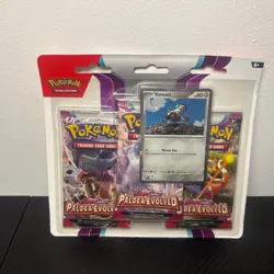 Pokemon TCG: Scarlet & Violet Paldea Evolved Triple Pack (Varoom) Factory Sealed - Image 1