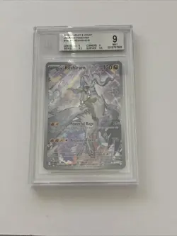 2025 POKEMON EN-JOURNEY TOGETHER ILLUSTRATION RARE #167 N'S RESHIRAM Beckett 9 - Image 1