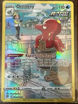 Octillery Trainer Gallery TG03/TG30 Brilliant Stars Ultra Rare Pokemon TCG - Image 1