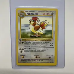 Pokemon Pidgeotto 22/102 RARE 1st Edition Base Set Shadowless - Image 1