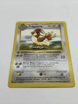 Pokemon Pidgeotto 22/102 RARE 1st Edition Base Set Shadowless - Image 4