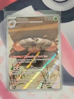 Crustle 186/182 Full Art Illustration Rare Pokemon TCG Destined Rivals - Image 1