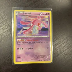 Mesprit - 37/101 - Holo Rare Black & White 10: Plasma Blast Pokemon NM 2013 - Image 1