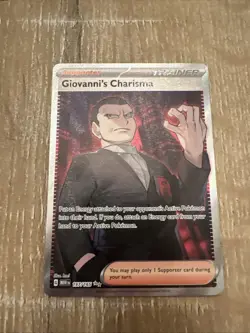 Pokemon - Giovanni's Charisma SR 197/165 - Scarlet & Violet 151 NM - Image 1