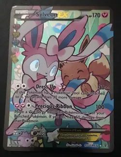 Pokemon Sylveon EX Full Art Ultra Rare Holo RC32-32 Generations - Image 1