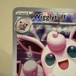 Pokemon TCG Phantasmal Flames Wigglytuff 105/094 Illustration Rare Near Mint - Image 3