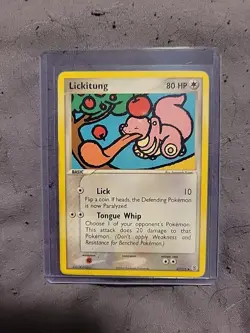 2004 Pokemon, EX Firered & Leafgreen #37/112 Lickitung, Uncommon - Image 1