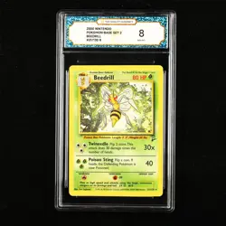 TQG 8 NM-MT 2000 Pokemon ENG Beedrill #21/130 R - Image 1