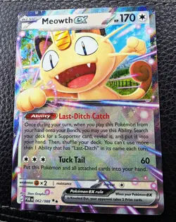 Meowth ex 62/88 Double Rare Pokemon Perfect Order ME03 - Image 1
