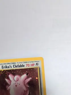 Erika's Clefable Holo Gym Heroes 003/132 Unlimited Edition WOTC LP - Image 3