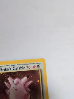 Erika's Clefable Holo Gym Heroes 003/132 Unlimited Edition WOTC LP - Image 4