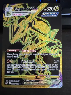 Pokemon TCG Rayquaza VMAX TG29/TG30 Full Art Near Mint Condition - Image 1