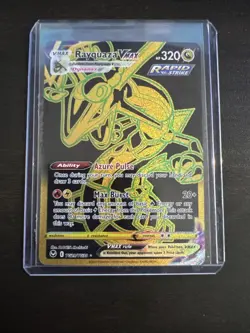 Pokemon TCG Rayquaza VMAX TG29/TG30 Full Art Near Mint Condition - Image 3
