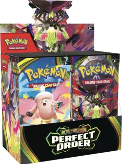 Pokemon TCG Mega Evolutions Perfect Order Booster Box - Sealed - Image 1