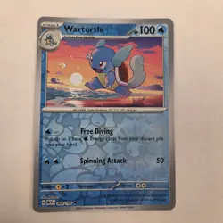 Wartortle 008/165 Reverse Holo Scarlet & Violet 151 Pokemon TCG NM - Image 2