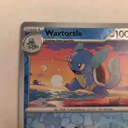 Wartortle 008/165 Reverse Holo Scarlet & Violet 151 Pokemon TCG NM - Image 5