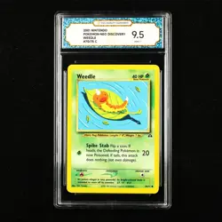 TQG 9.5 MINT+ 2001 Pokemon ENG Weedle #70/75 C - Image 1