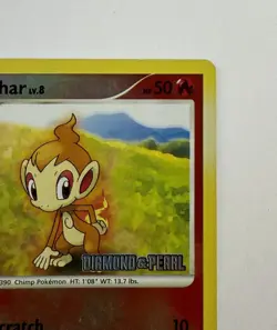 Pokemon TCG - Chimchar 76/130 [Reverse Holo][Stamped] - Diamond & Pearl - MP - Image 5