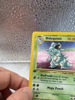 Pokemon TCG English Jungle 7/64 Nidoqueen Holo 1st Edition LP - Image 4