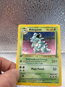 Pokemon TCG English Jungle 7/64 Nidoqueen Holo 1st Edition LP - Image 5