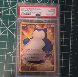 Pokemon Snorlax 224/198 Chilling Reign Secret Rare Full Art Holo PSA 10 - Image 1