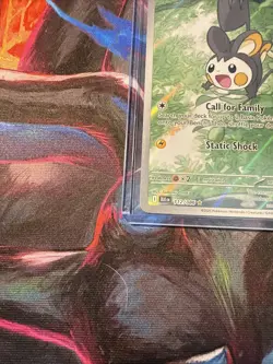 Pokemon Emolga 112/086 Illustration Rare SV: Black Bolt NM/M+ #3 - Image 5