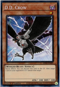 Yugioh! - D.D. Crow - RA02-EN002 - Prismatic Ultimate Rare - NM/M - NEW - Image 1