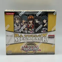 Yugioh Ra Yellow Mega Pack 1st Edition Booster Box Factory Sealed - Image 1