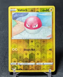Voltorb Common Reverse Holo 2020 Pokemon TCG Vivid Voltage Card 045/185 - Image 1
